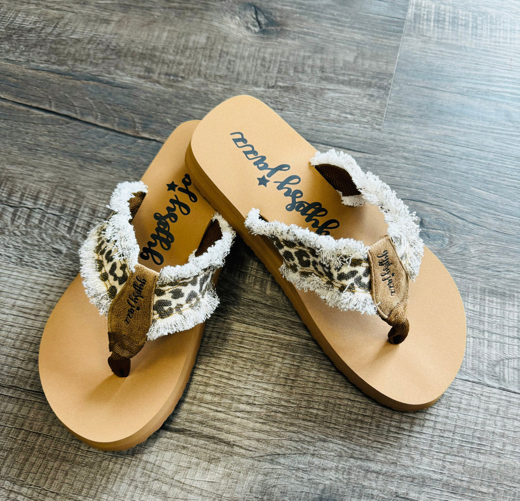 Gypsy Flip Flops (leopard)