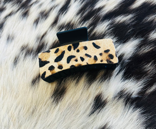 Leopard Hair Clips