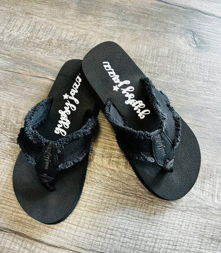 Gypsy Flip Flops (black)