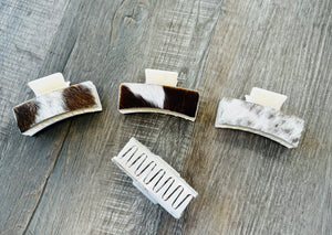 Brown Hide Clips