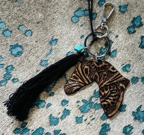 Prairie Horse Keychain