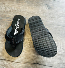 Load image into Gallery viewer, Gypsy Flip Flops (black)