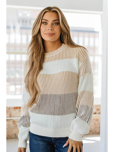 Maxine Colorblock Knitted Sweater