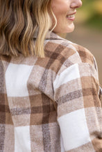 Load image into Gallery viewer, Norah Plaid Shacket - Neutral Tones