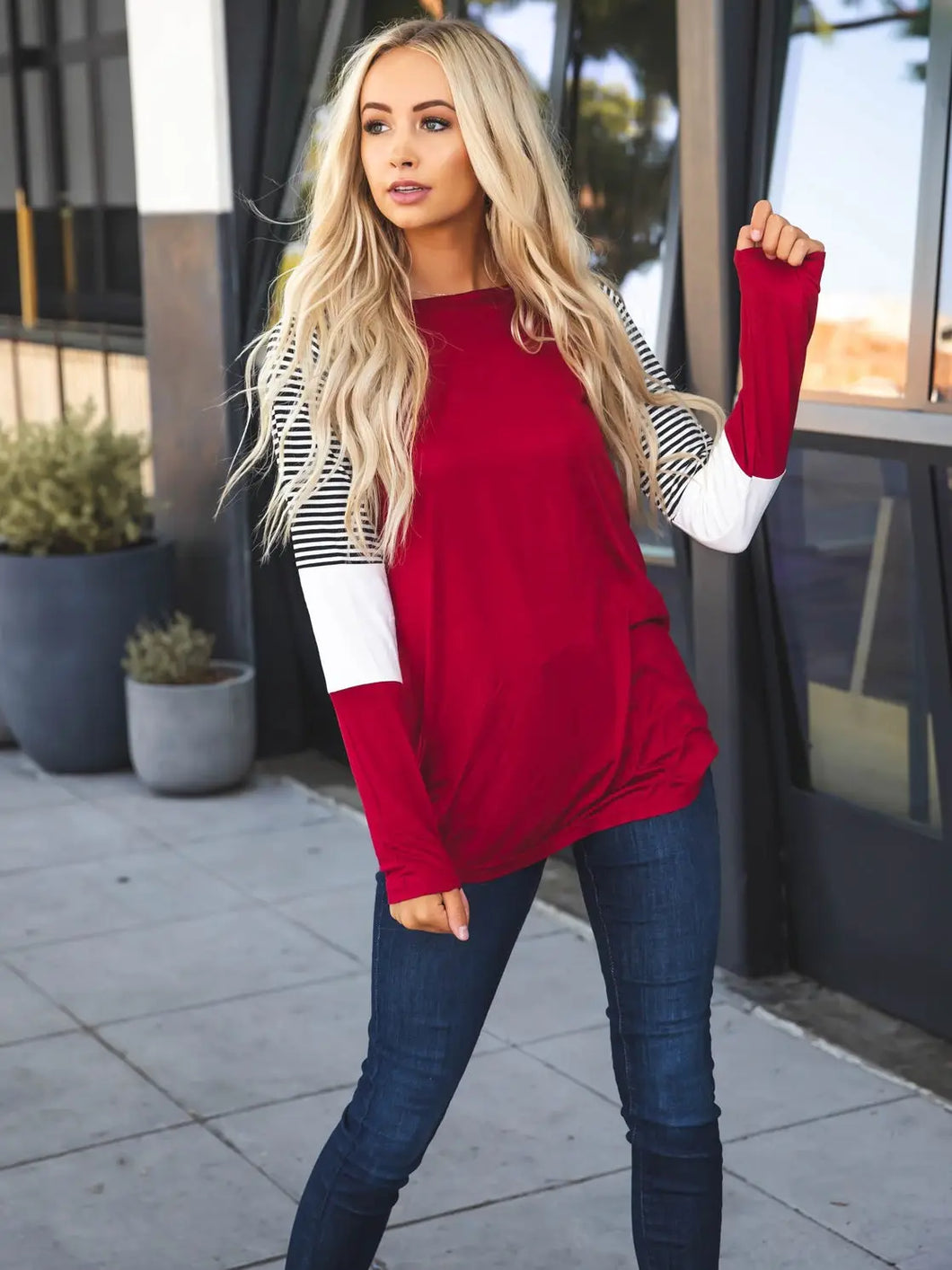 Christy Top in Red