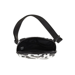 C.C Women's Cow Print Belt Bag