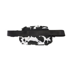 C.C Women's Cow Print Belt Bag