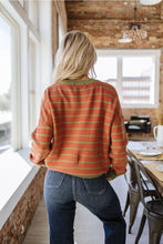 Load image into Gallery viewer, Ginny Striped Drop Shoulder Sweater