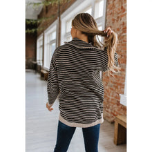 Load image into Gallery viewer, Emmy Striped Oversized Sweate