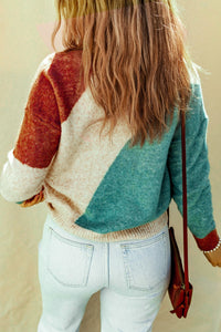 Faith Colorblock Sweater