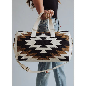 Brown Brandi Aztec Duffle