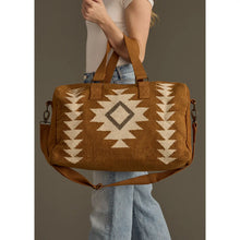 Load image into Gallery viewer, Brownie Aztec Duffle