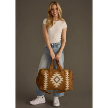 Load image into Gallery viewer, Brownie Aztec Duffle