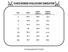 Load image into Gallery viewer, Checkered Pullover Sweater - Lavender