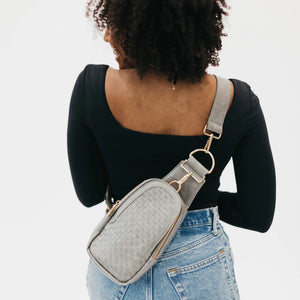 WAVERLY WOVEN SLING BAG